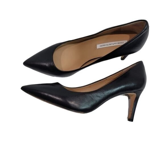 Diane von Furstenberg Pointed Toe Pumps Size 7.5 - Picture 1 of 13